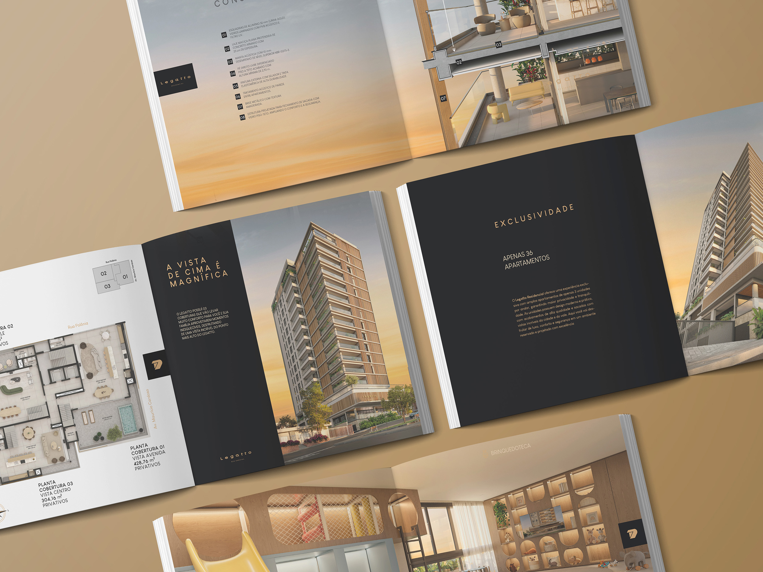 Dimensão - Legatto Residencial - Empreendimento Erechim - RS